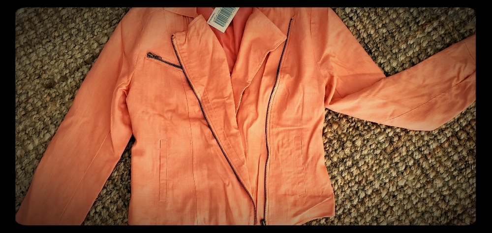 Lightweight Coral Blazer